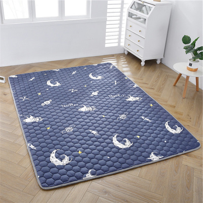 夏季地垫卧室打地铺可折叠床褥子防滑睡垫加厚床单地毯午睡专用垫