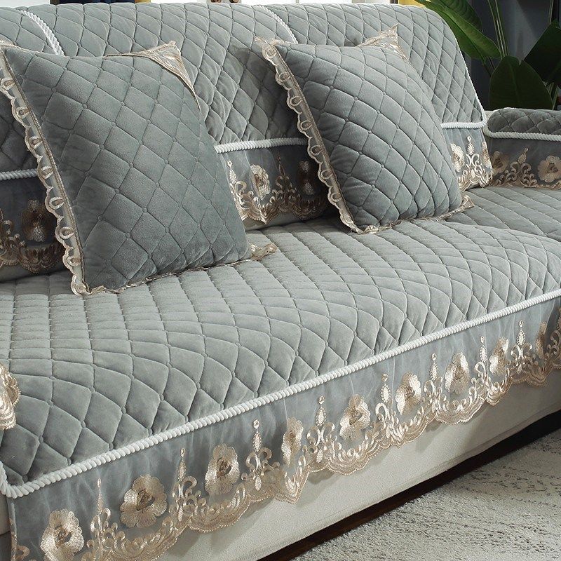 毛绒沙发垫冬季防滑高档加厚坐垫子四季通用欧式沙发套罩定做新款,居家布艺,沙发垫,淘宝优惠券,粉丝福利购,淘宝优惠卷