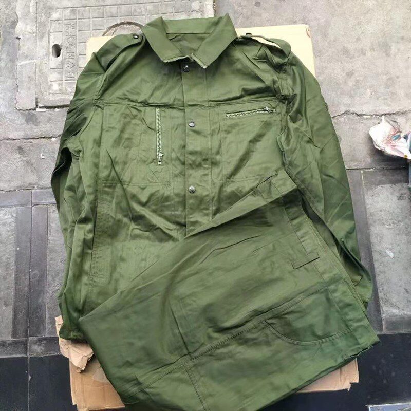 正宗87老式冬作训服套装正规库存老货涤卡冬作训劳保加厚工作服