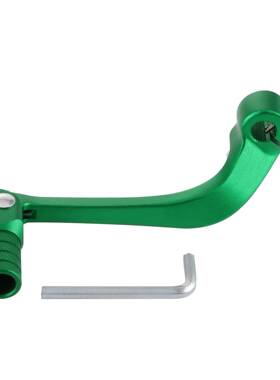 铝制折叠换档杆 适用CRF110越野车挂挡杆 通用大部分车型 绿色