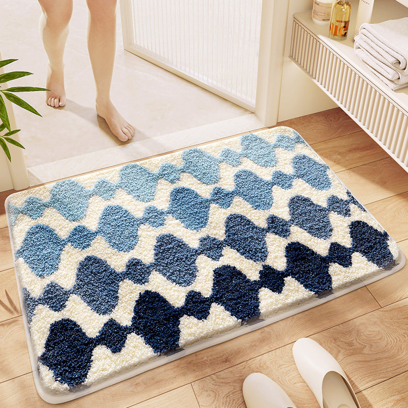 卫生间防滑地垫宿舍浴室门口吸水耐脏门垫家用高端厕所植绒脚踏垫,居家布艺,地毯,淘宝优惠券,粉丝福利购,淘宝优惠卷