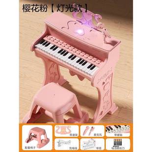 正品国儿德童钢琴六初玩具入门迷你可弹奏小型电子琴女孩生日一礼