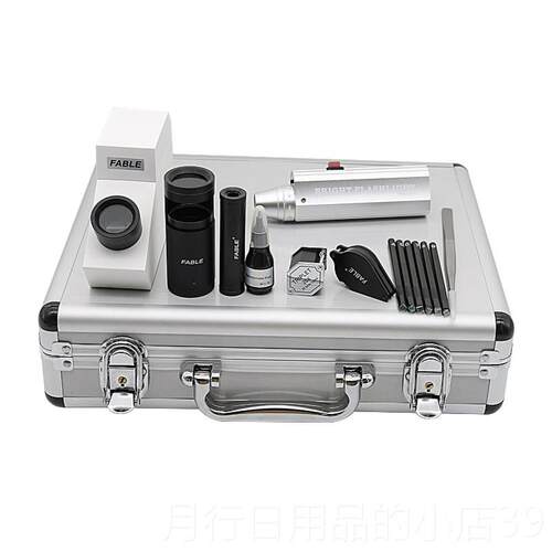 正品FABLE法宝 折石射仪偏光镜宝玉石鉴测定套装珠便携检宝仪器