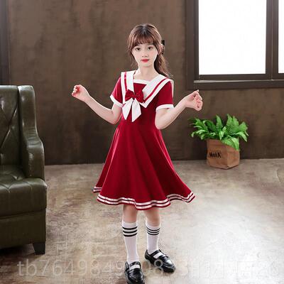 正品六服一儿童中唱演出小学生男女童大合合唱团诗歌朗诵比赛表演