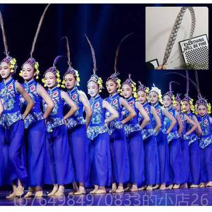 正品儿童小兰花国春华舞蹈戏服俏花春旦演出服墨小红娘表演韵服粉