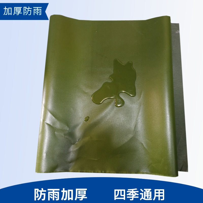 加厚防雨耐磨有机硅单面涂胶高强丝帆布布料汽车篷布加工设备罩子