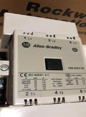AB罗克韦尔接触器 100-DX115(个个配件)