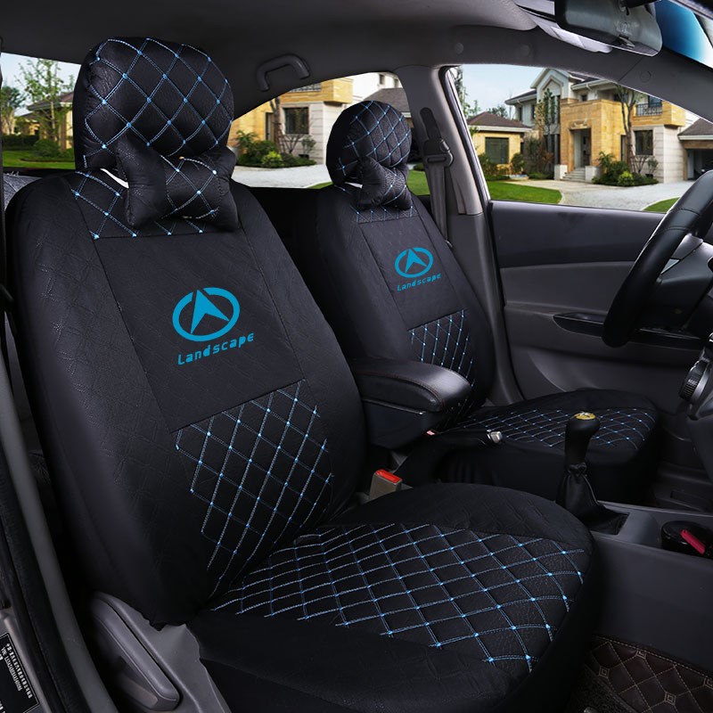 丽驰E9CCV5V7V9米咖吉瑞280B01电动汽车四轮专用全包布艺坐垫座套