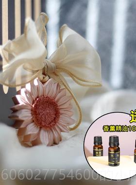 nis汽车香熏挂件向日葵花酷吊黑车内t-98545装坠饰扩香石后视镜车