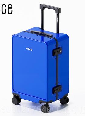 CECE225新款白色铝框行李箱20登机0h271箱女2寸拉杆箱男旅行箱寸4