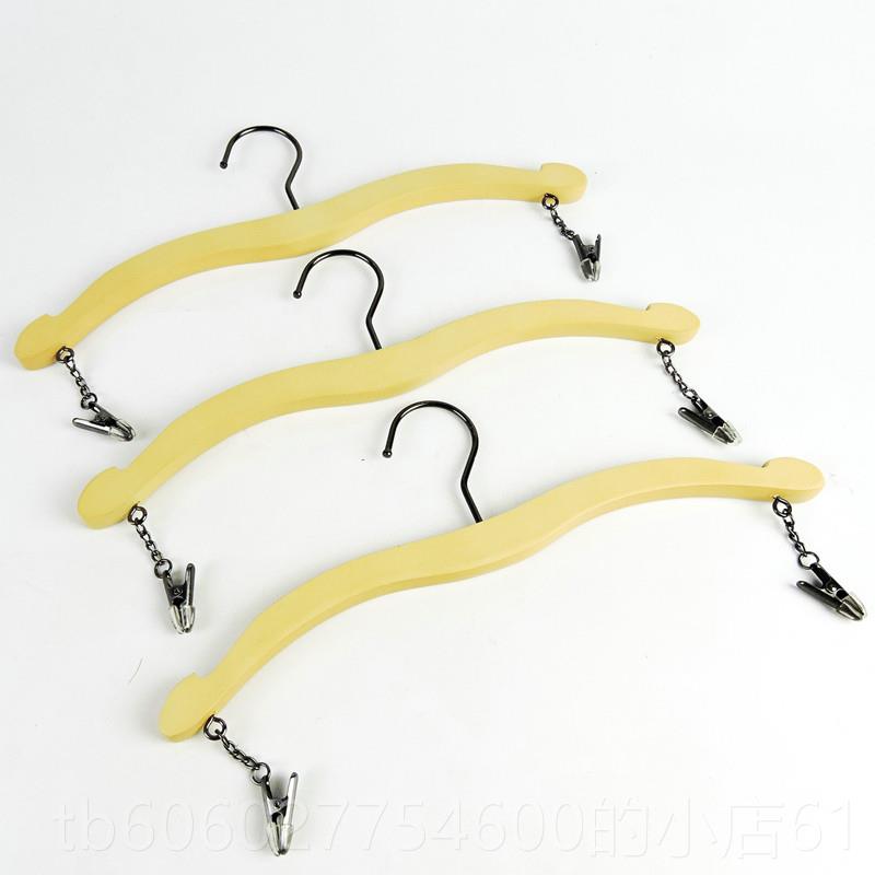 白实木内BNI架衣装服店加粗防滑内衣挂内裤文胸架色子女士内衣撑