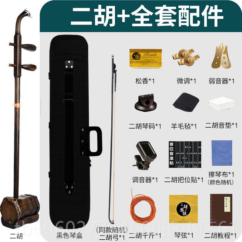ZBE音 初学二胡乐胡器红者木成人入门练习二胡正品琴厂家直容销全
