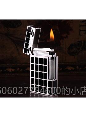 创砂轮打机明火不防风法国都柏特高15181B金档火朗声打火机属意全