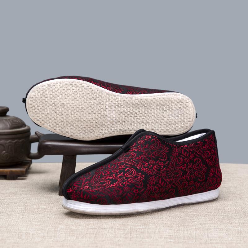 老北京老布、女式纯手e工千层棉鞋、冬季纯棉鞋、中老年鞋母亲、