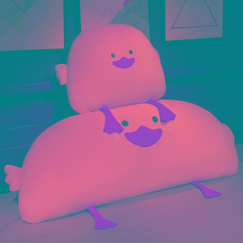 大白鹅鸭子床头靠垫软包大靠背抱枕女生睡觉床上靠枕靠背垫可爱软,居家布艺,床头靠垫,淘宝优惠券,粉丝福利购,淘宝优惠卷