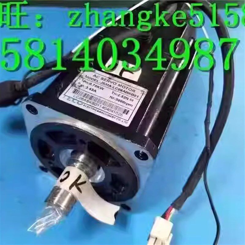 东元伺服电机JSMA-LC08ABKB01拆机包好 议价