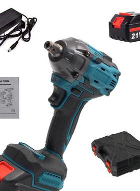 21V锂电扳手刷无双用电动扳手炮架子锂电风扳手充TJZ电电钻