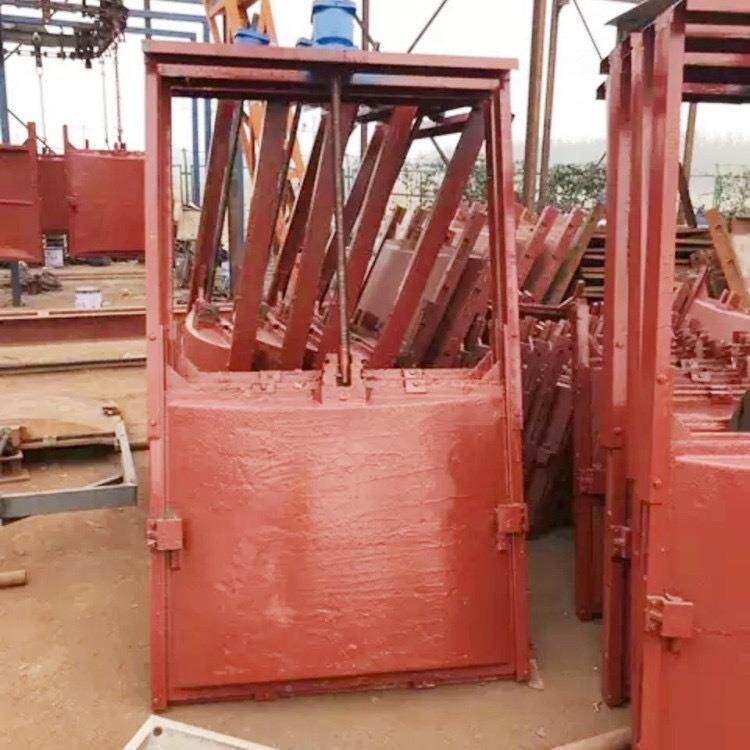 机闸一体闸门铁平板闸YEX门电手两用启铸机闭闸门铸铁镶铜闸门厂