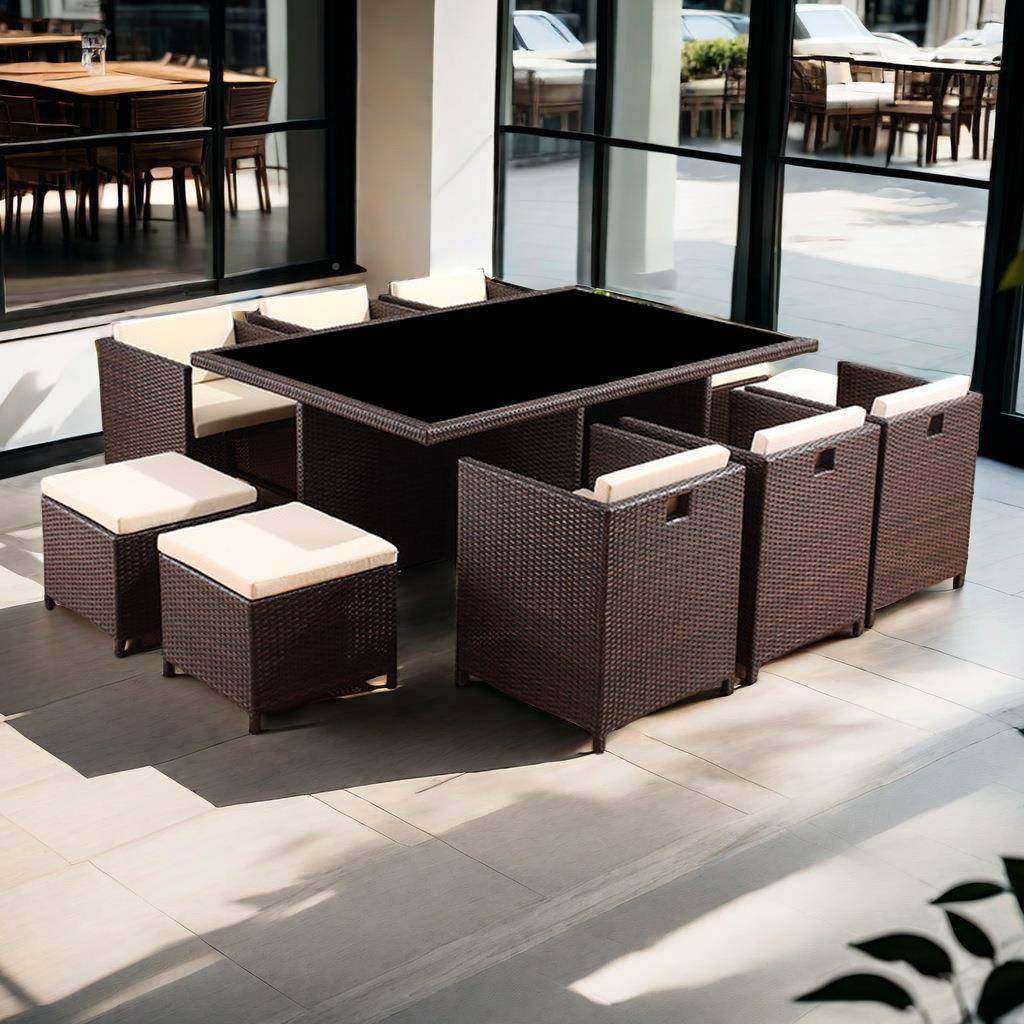 藤外编桌椅组防合庭院室外餐桌椅藤椅铝合金水防收纳晒4椅1桌户可,商业/办公家具,商用藤编家具,淘宝优惠券,粉丝福利购,淘宝优惠卷