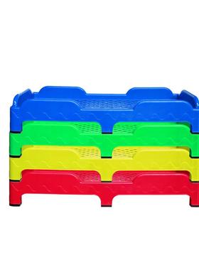 塑幼儿专用儿宝宝午JNZ睡床幼儿园料床童塑料叠加床生床学托管床