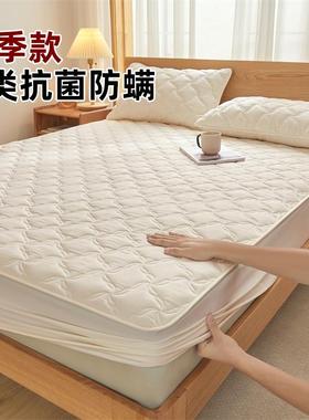 A类母婴级水床洗思棉床JHD笠加厚保夹棉纯棉床罩床单四季席梦垫护