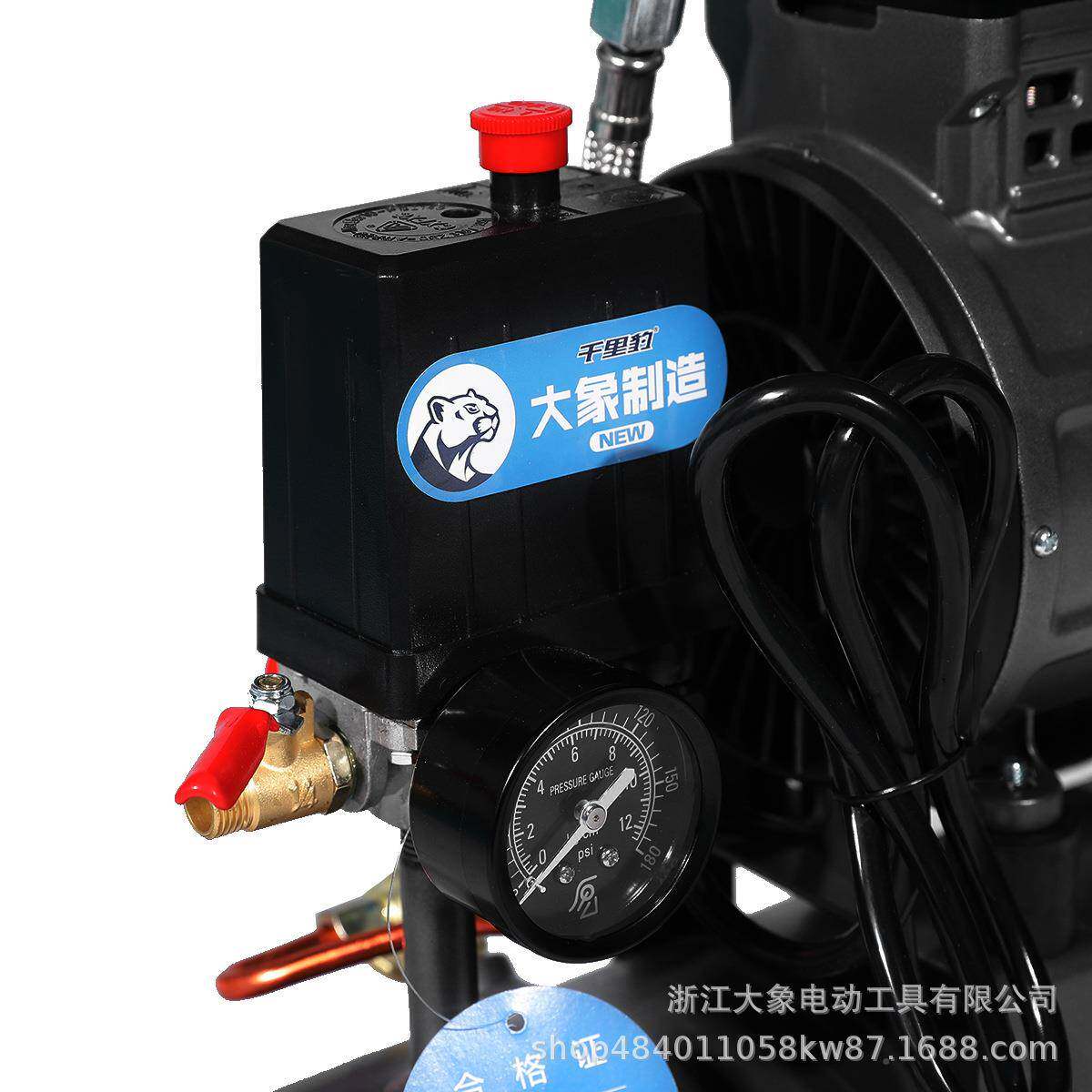 D101A100-9L无油X静便音电气BOH-泵电动小型携空气压缩机木工