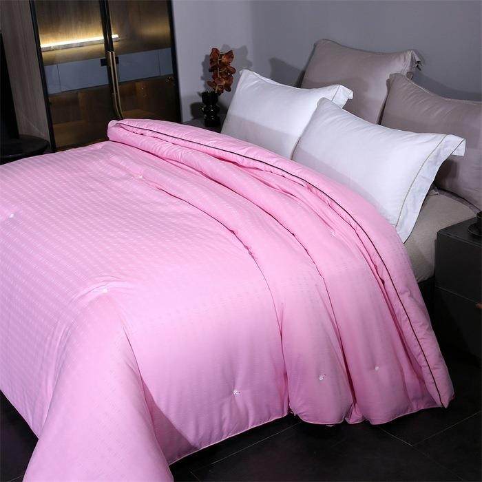 新款热胎卖纯棉小提丝花蚕被春秋被子冬无品牌/芯季被款双被子母