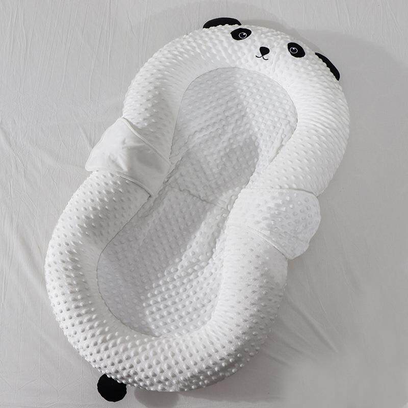 新生床中床斜坡枕婴儿溢奶时AXP22120可用躺床中床豆斜豆绒卡通喂