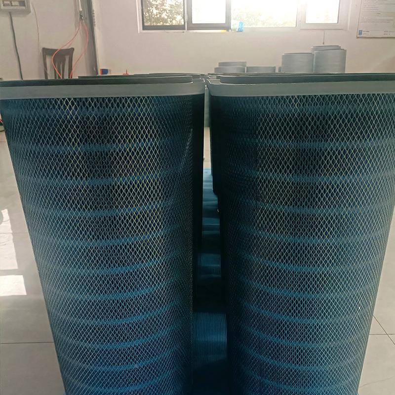 清扫车卡式集器聚酯纤维膜滤覆芯快装除方XRO形卡盘尘阻燃尘滤筒