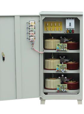 SKJ稳压电源SVC型伺T服机稳压器NS-40TNS-40KVkw三相38电0v稳压M