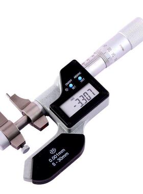 青海青m量数显内测千分尺-0/255-50YKA内mm电子径内孔高精度0.001