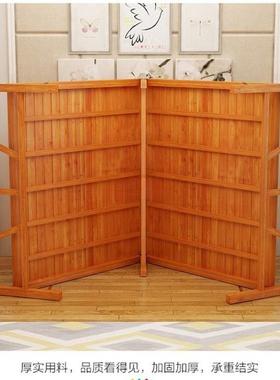 竹床折叠床单人双人简家用款成人竹板凉易板床一米二租WEE房硬出