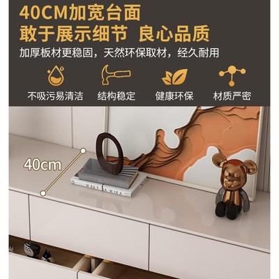 奶油实木斗柜卧室抽屉斗式收纳柜五柜轻奢容卧室量床尾柜储ZKH大