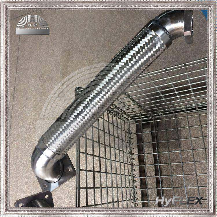 金属软管0泵连软接头不锈钢EVM头波纹软管软连接9接度弯弯管