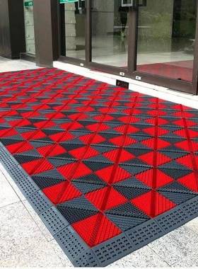 门口地垫户尘写外蹭脚垫酒商用入门除防滑地垫字楼室外台阶地OGD