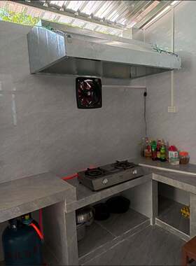 镀锌白铁烟排罩加厚弯头三通筒变径回尘流器饭店餐厅排ILP烟烟集