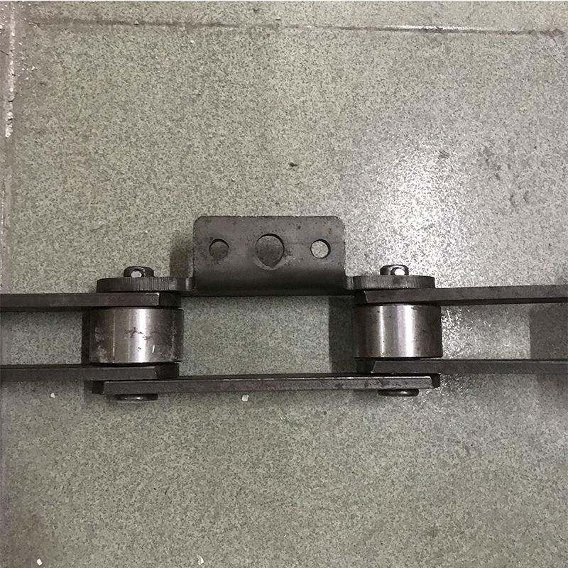 工业传动链镀136厂家作不锈钢大滚珠直板输送合条金电垂制直链条