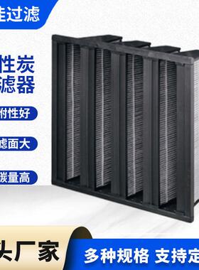 源头厂家防G4活性炭尘净化过滤网板除臭SLB过网活滤性炭式过滤器