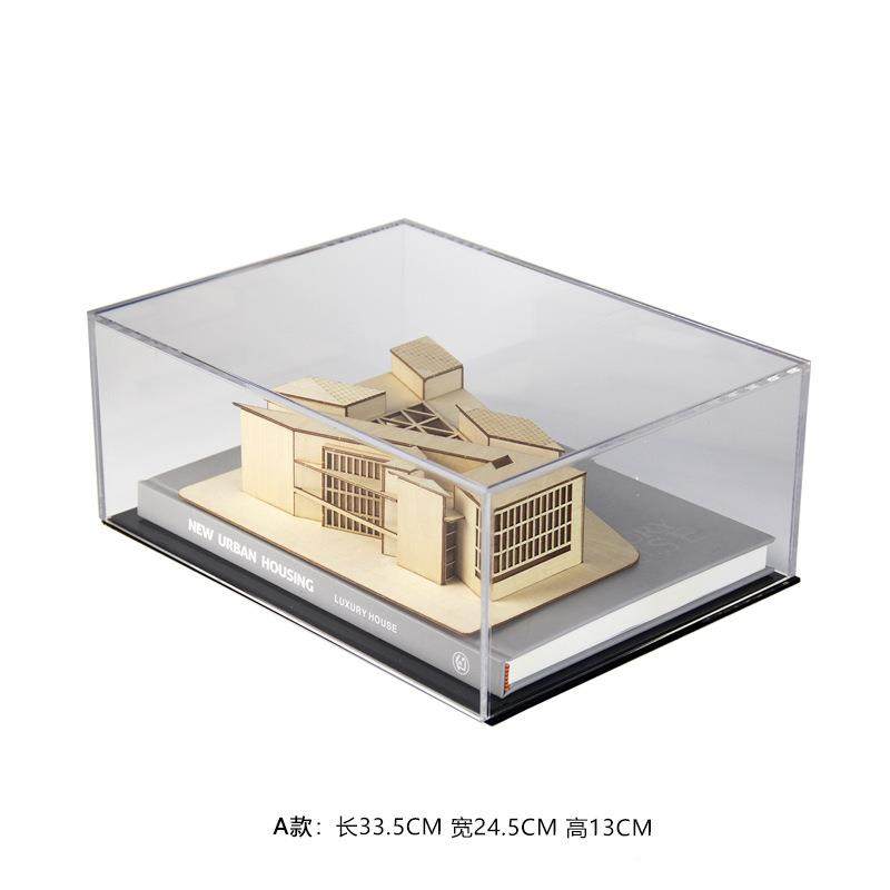 筑模型饰摆件轻建奢样间样板房书桌书板架玄关FR创意亚克力装饰品