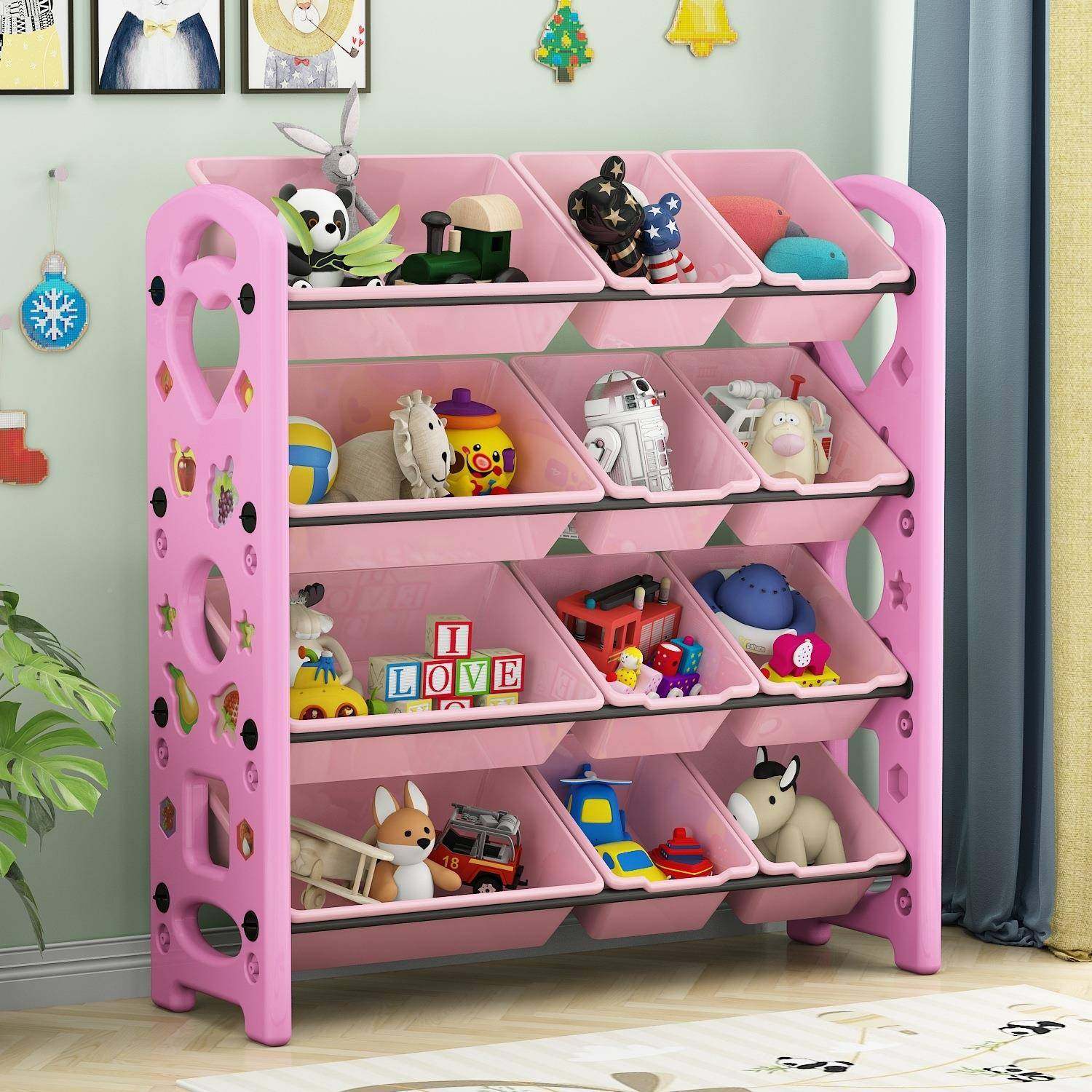 童玩具收纳RJT儿架宝幼儿园多层置物架子整理柜大量宝容书架绘本r,住宅家具,儿童书柜,淘宝优惠券,粉丝福利购,淘宝优惠卷