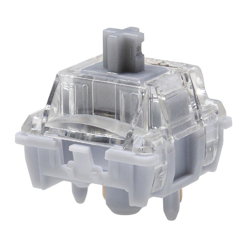 佳达隆0度静音轴零度双轨线性手感POM轴心5脚适配机械键盘轴体