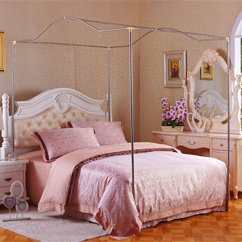 拱形加粗支架蚊帐支架杆落地不锈钢支 单独支架不含蚊帐1.5/1.8米