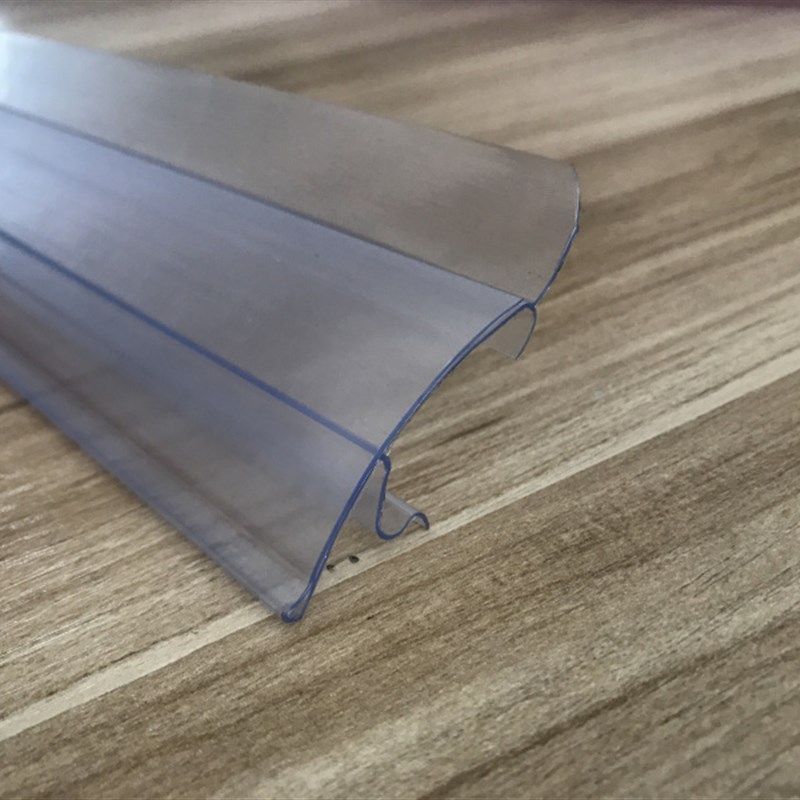 安辰货架卡条/弧形档栏外卡/价格标签条/超市货架卡条/塑料标价条