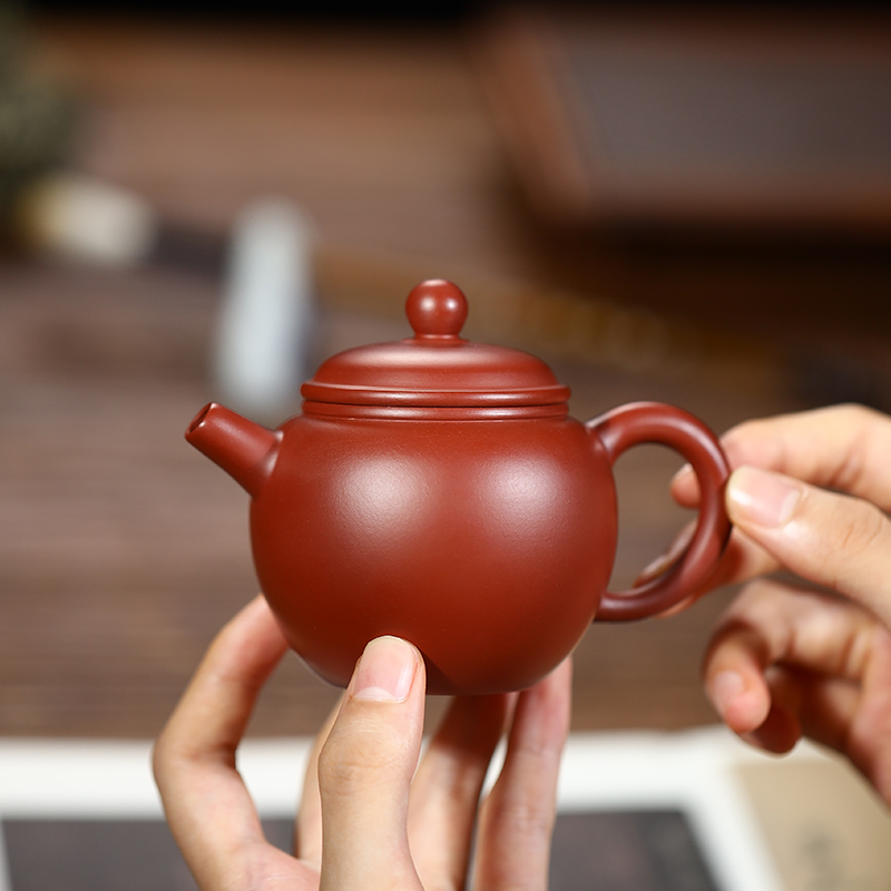 紫砂壶原矿大红袍家用功夫茶具单人泡茶壶宜兴正宗捡漏小品小容量