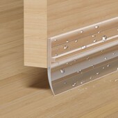 厕所门挡水条自粘防水胶条洗澡间防水挡板阻水条玻璃门底部隔水条