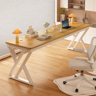 双人电脑桌家用台式 学生电竞桌卧室书桌办公桌工作台两人长条桌子
