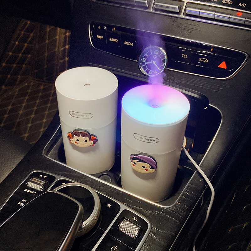 车载加湿器空气净化器气氛灯雾化除异味汽车用喷雾机氧吧小型