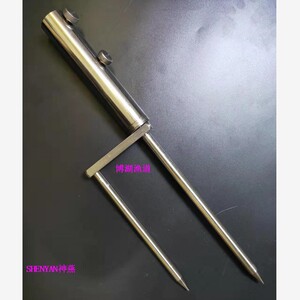 神燕渔具新款加长不锈钢伞叉钓鱼伞地插筒 雨伞座 伞支架插地伞架
