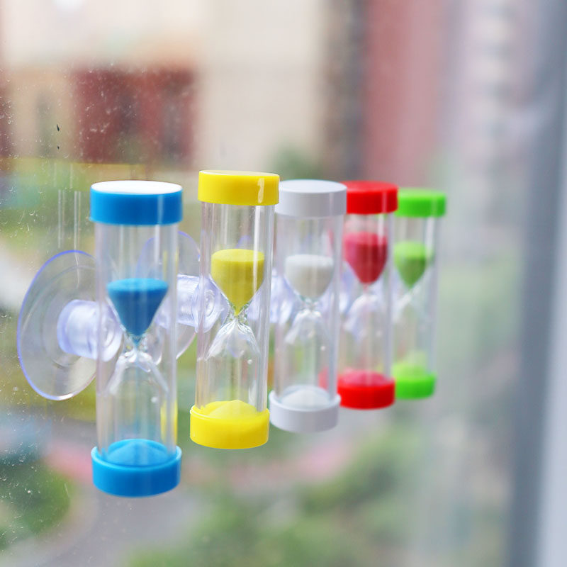 吸盘沙漏计时器儿童防摔三分钟创意教具课堂时间玩具流沙小号刷牙,家居饰品,装饰摆件,淘宝优惠券,粉丝福利购,淘宝优惠卷