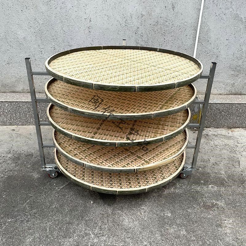 茶叶晾凉青架可移动架炒货折叠架摊青架干货晾晒架晒茶叶架竹筛架